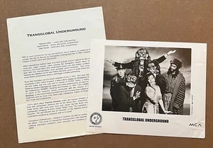 Transglobal Underground – Psychic Karaoke RARE promo press kit ‘96 - Picture 1 of 1