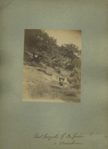 Sculpteur Paul Gonzalès (Marseille 1856 - id. 1938) et son atelier. 5 albumines. - Picture 1 of 11