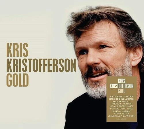KRIS KRISTOFFERSON - Gold [Digipak] (3 CD, 2020, Crimson/SONY) BRAND NEW, SEALED - Image 1 of 1