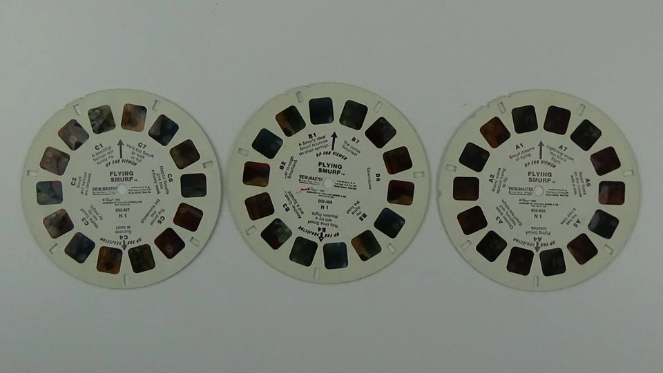 Flying Smurf #N1 Vintage View-Master Slides #960 - Image 1 of 2