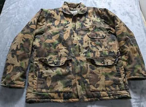 Chaqueta Camuflada De Colección Gander Mountain Kelly Cooper Tru-Leaf Para Hombres L Acolchada Tareas LEER - Imagen 1 de 19