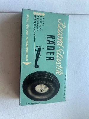 Vintage Graupner Record-Elatik Wheels Model Airplanes Model 1397/3 - Image 1 of 4