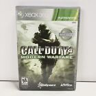 Call Of Duty 4 Modern Warfare Microsoft Xbox 360 With Manual Tested   Read