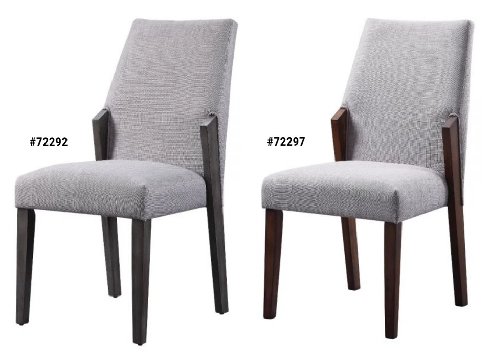 ACME Belay Gray Oak / Brown Wooden Legs w/ Padded Seat Finish 39"H Side Chair - Image 1 of 1