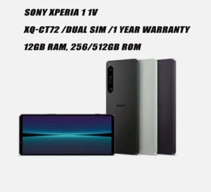 Sony Xperia 1 IV (5G) XQ-CT72 256GB 512GB Unlocked Android Smartphone Open Box - Picture 1 of 19
