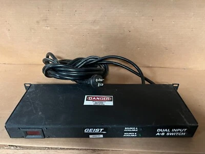 Geist Model ABCN102-102R20 Input A/B Power Switch 125 Vac - Image 1 of 4