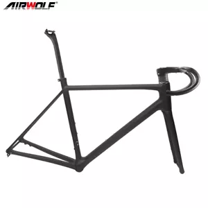 Airwolf Carbon Road Bike Frame Lightweight 800g Endurance Frameset Racing Bike - Picture 1 of 25