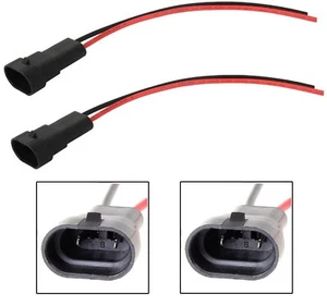 Draht Zopf Stecker 9005 HB3 Zwei Gurt Scheinwerfer Hoch Träger Ersatz Sockel OE - Bild 1 von 6