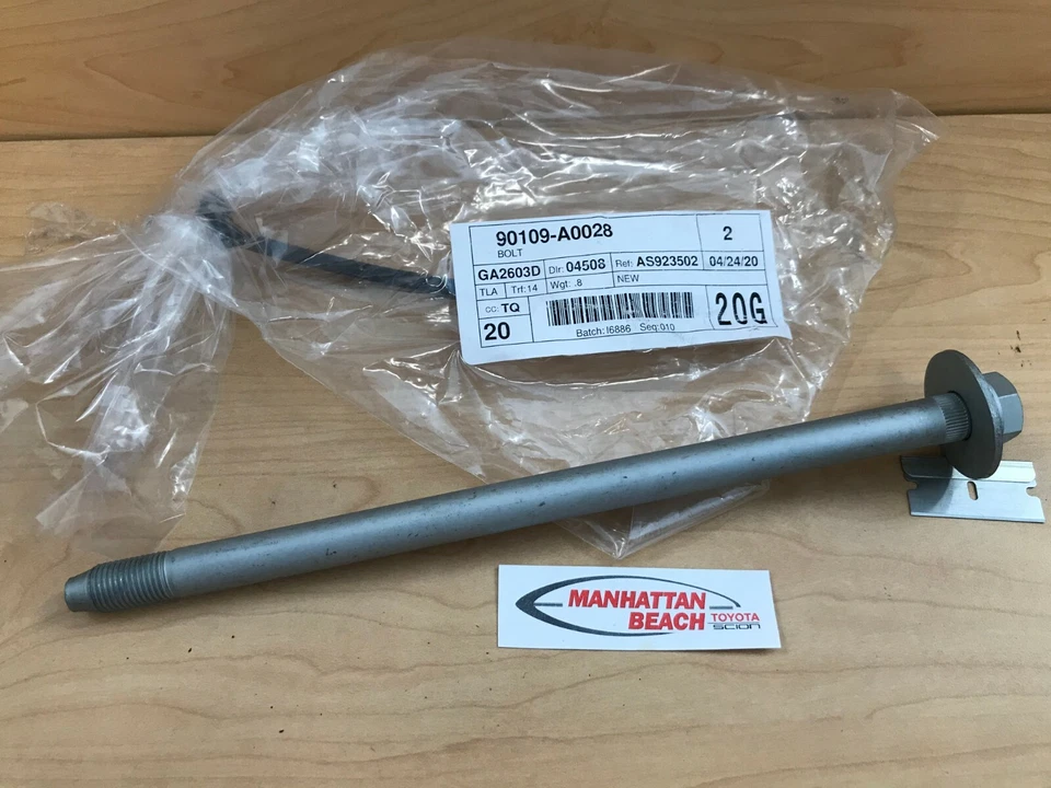 GENUINO TOYOTA BRAZO LATERAL TRASERO A EJE PERNO PORTADOR 90109-A0028 Foto 1 de 1