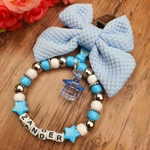 Charm de cochecito personalizado en bebés azules - Imagen 1 de 1