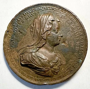 Princess Matilda Duchess Saxony Electress Sophia Hanover Succession 1701 Medal - Picture 1 of 4