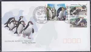 AAT Antarctic Territory Base Covers set of 4; 2007 Royal Penguins - Picture 1 of 1