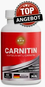 L-Carnitin 60 Kapseln - Hochdosiert - Topergebnisse für Figurbewusste - F-Burner - Bild 1 von 5