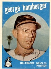 1959 Topps #529 George Bamberger RC Baltimore Orioles VG