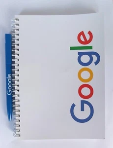 Google - A5 Paper Note Pad + Pen - Promotional Merchandise - New - Picture 1 of 1