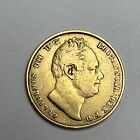 Rare 1836 Great Britain George IV Gold Sovereign Very Fine Details B14