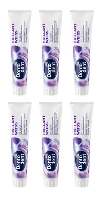 6 x 125ml | Dontodent Toothpaste Brilliant White