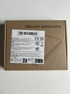 Ultra Thin External Optical DVD Rom Drive XD013 Black USB Plug and Play - Picture 1 of 3