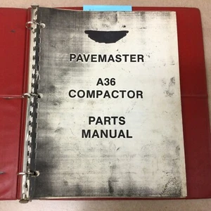 Dynapac PAVEMASTER A36/D/PD LIBRO MANUAL CATÁLOGO COMPACTADOR VIBRATORIO RODILLO - Imagen 1 de 3