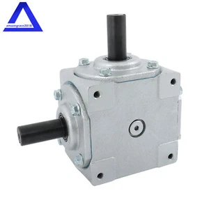 40 HP Right Angle Bevel Gearbox #19455-SR-KW-KW-GR with 2 Keyed Shafts CW/CW 1:1 - Picture 1 of 13