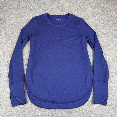 Camisa Athleta Uptempo Manga Larga Poliéster Elastizada Púrpura Mujer XS Foto 1 de 4