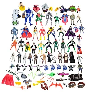 Vintage DC Comics, Hasbro, Marvel & More Action Figure Lot With Accessories - Picture 1 of 6