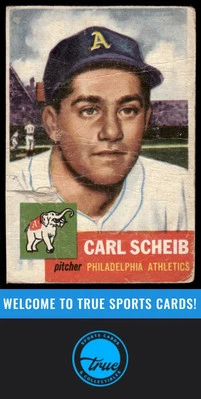 1953 Topps #57 Carl Scheib - Image 1 of 2
