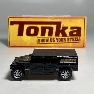 Maisto Commando Hum-V (Hummer H1) Negro 1:64 Diecast con Calcomanía Tonka Adhesiva Foto 1 de 4