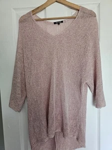 Suéter tejido NIC+ZOE Fireside mezcla de algodón para mujer talla L - Imagen 1 de 3