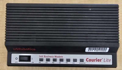 US Robotics 5686G 56K External Fax Modem V.92 64-005686-07R No Adapter - Image 1 of 2