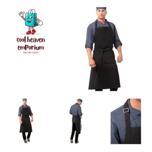 Unisex Rockford Chefs Bib Apron - Picture 1 of 7