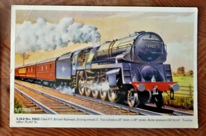 Postcard British Railway 2-10-0 No 92022 Class 9F Steam Train Locomotive Anderon - Picture 1 of 2