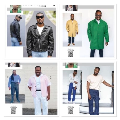 Men’s Sewing Pattern. Jacket / Coat / Jeans Unused. No Original Packaging. - Image 1 of 4