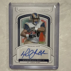 2024 Panini National Treasures - Signatures Marshall Faulk 33/49 - Bild 1 von 2