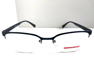 Marco de gafas para hombre PRADA VPS 51I TFZ-1O1 negro 53 mm semi sin montura Italia - Imagen 1 de 6