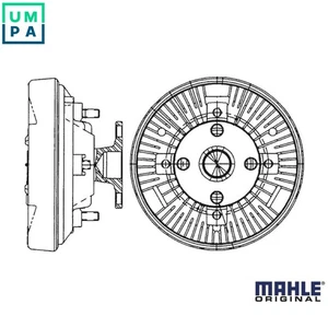 CLUTCH RADIATOR FAN CFC 233 000P FOR JOHN DEERE 4039TL004/4039TL006 3.9L 4cyl - Picture 1 of 19