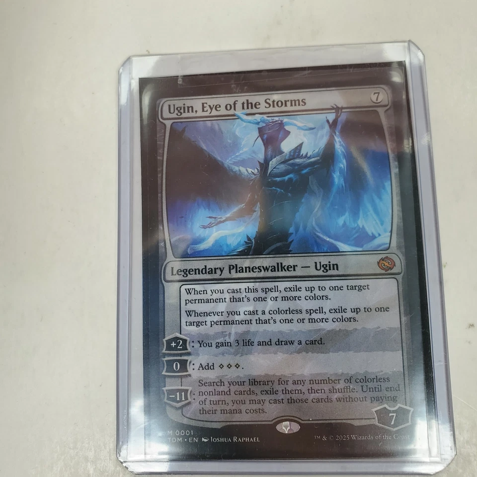 Ugin, Eye of the Storms Tarkir: Dragonstorm MTG Mythic Planeswalker NM 0001 - Image 1 of 1