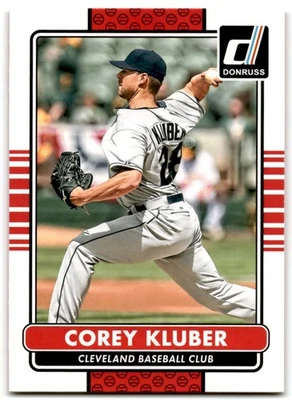 2015 Donruss Corey Kluber Cleveland Indians #78 - Image 1 of 2