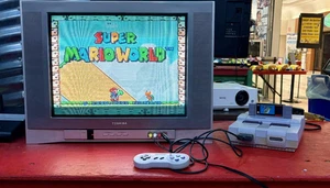Nintendo SNES Super Nintendo Console Controller Super Mario World TESTED WORKING - Bild 1 von 15