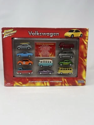 Volkswagen 10-Car Set Die-Cast Metal Body & Chassis  [Johnny Lightning, 2004] - Image 1 of 4