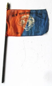 Original 1964 - 5 New York World's Fair Table Flag - Picture 1 of 3