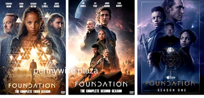 DVD Foundation TV Series Seasons 1-3 Space Sci-Fi Drama Full HD Region Free-NEW - Image 1 of 4
