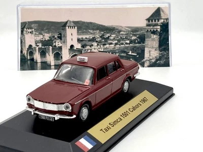 Taxi Simca 1501 Cahors 1967 1/43 neuve avec boite vitrine. - Photo 1/4