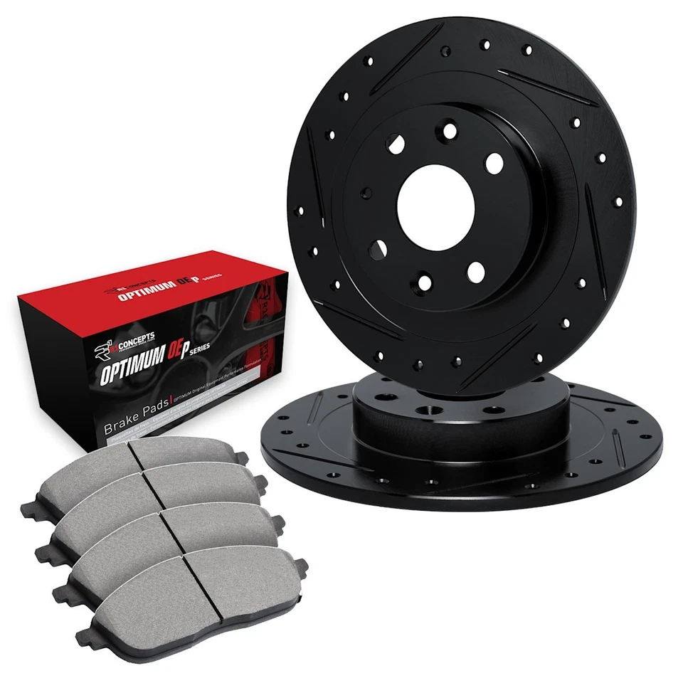 WHUN1-14000 R1 Concepts Brake Disc and Pad Kits 2-Wheel Set Front for TVR 2500M - Image 1 of 1