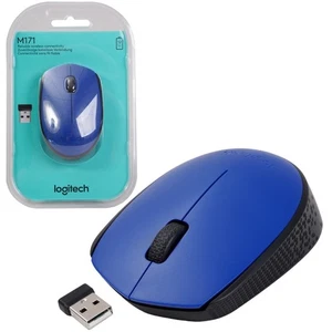 Logitech PC USB Maus M171 Wireless Mouse Kabellos Funk 3 Tasten Nano Receiver - Bild 1 von 6