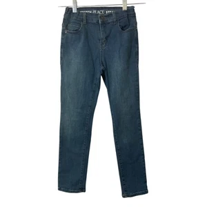 Children’s Place Size 10 Slim Adjustable Waist Jean Dark  - Picture 1 of 6