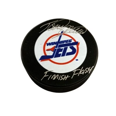 Disco de jets Winnipeg firmado por Teemu Selanne - Flash finlandés Foto 1 de 2