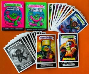 2019 Topps Garbage Pail Kids x Universal Monsters Super7 SDCC gpk 24 Card Set - Picture 1 of 4