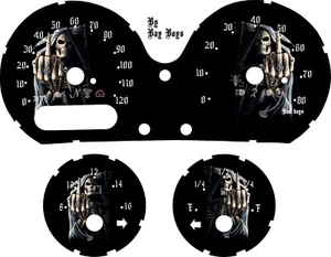 Harley Davidson Custom Speedo Gauge Fit CVO 2014-2019 Sparrow Finger - Picture 1 of 2