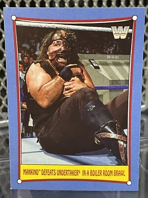 Tarjeta de lucha libre 2017 Topps Heritage WWE Mankind #3 WWF Mick Foley Summer Slam ECW Foto 1 de 4